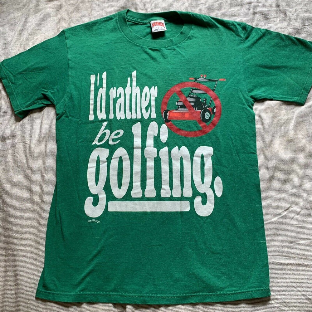 Vintage I'd Rather Be Golfing T-Shirt